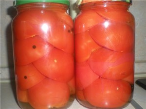 Рецепт помидоров половинками на зиму