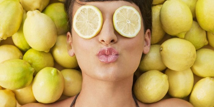 отбеливающая маска для лица с лимоном