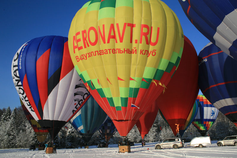  Полет на воздушном шаре, Москва