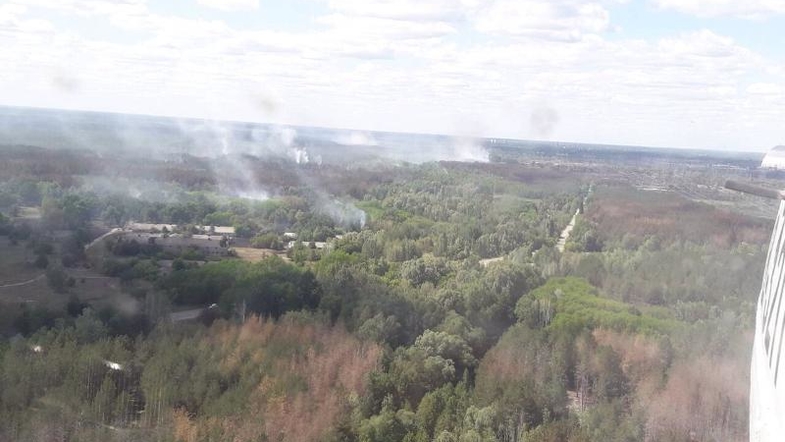 Спасатели заявили о локализации пожара в Чернобыльской зоне отчуждения