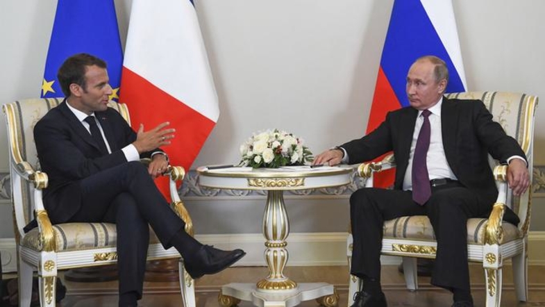 Макрон встретился с Путиным: иранская ядерная сделка, Сирия и Украина